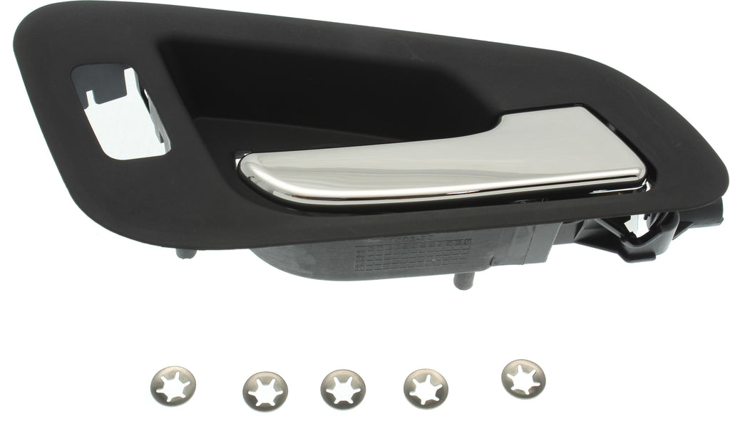 COLORADO 15-20 FRONT INTERIOR DOOR HANDLE RH, Chrome Lever/Black Housing, w/ Power Lock Hole
