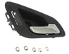 COLORADO 15-20 FRONT INTERIOR DOOR HANDLE RH, Chrome Lever/Black Housing, w/ Power Lock Hole