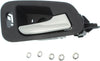 COLORADO 15-20 FRONT INTERIOR DOOR HANDLE RH, Chrome Lever/Black Housing, w/ Power Lock Hole