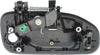 CITY EXPRESS 15-18/NV200 13-21 FRONT EXTERIOR DOOR HANDLE LH, Primed Black, w/ Keyhole, w/ Appearance Pkg
