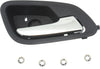 COLORADO 15-20 REAR INTERIOR DOOR HANDLE RH, Chr Lever/Blk Hsng, w/o Power Lock Hole, Crew Cab