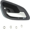 COLORADO 15-20 REAR INTERIOR DOOR HANDLE RH, Chr Lever/Blk Hsng, w/o Power Lock Hole, Crew Cab