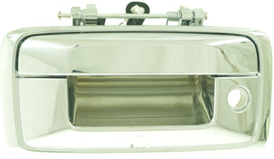 SILVERADO/SIERRA 1500 16-18 / 2500 HD/3500 HD 16-18 TAILGATE HANDLE, Outside, All Chr, w/ Keyhole and Cam Hole, All Cab Types