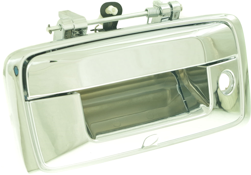SILVERADO/SIERRA 1500 16-18 / 2500 HD/3500 HD 16-18 TAILGATE HANDLE, Outside, All Chr, w/ Keyhole and Cam Hole, All Cab Types