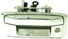 SILVERADO/SIERRA 1500 16-18 / 2500 HD/3500 HD 16-18 TAILGATE HANDLE, Outside, All Chr, w/ Keyhole, w/o Cam Hole, All Cab Types