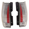 ESCALADE/ESCALADE ESV 07-14 TAIL LAMP RH AND LH, Assembly, Clear Lens, Chrome Bezel, (Escalade ESV, Base Model), 2-Piece