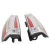 ESCALADE/ESCALADE ESV 07-14 TAIL LAMP RH AND LH, Assembly, Clear Lens, Chrome Bezel, (Escalade ESV, Base Model), 2-Piece