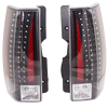 ESCALADE/ESCALADE ESV 07-14 TAIL LAMP RH AND LH, Assembly, Clear Lens, Black Bezel, (Escalade ESV, Base Model), 2-Piece
