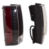 ESCALADE/ESCALADE ESV 07-14 TAIL LAMP RH AND LH, Assembly, Clear Lens, Black Bezel, (Escalade ESV, Base Model), 2-Piece