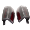 ESCALADE/ESCALADE ESV 07-14 TAIL LAMP RH AND LH, Assembly, Clear Lens, Black Bezel, (Escalade ESV, Base Model), 2-Piece