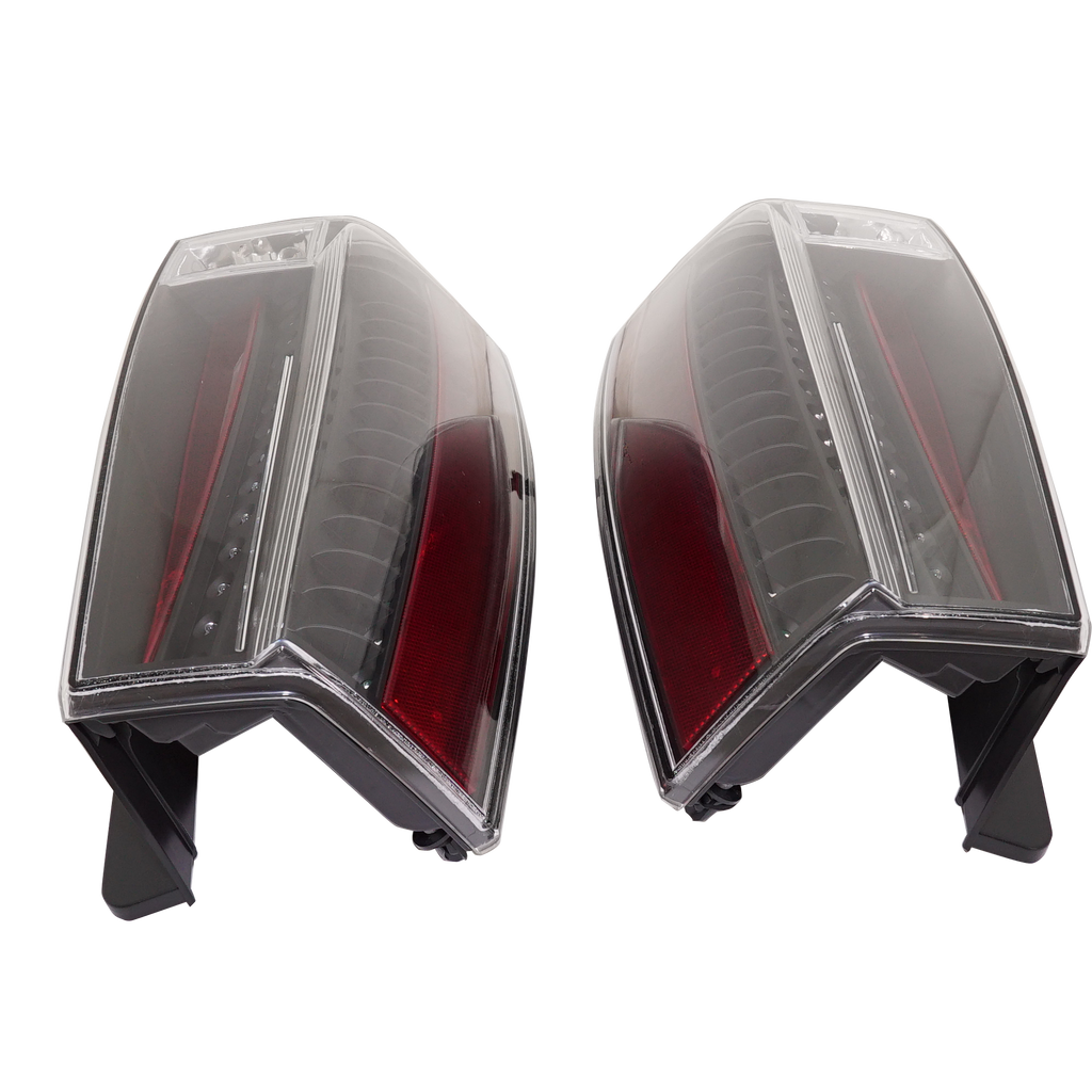 ESCALADE/ESCALADE ESV 07-14 TAIL LAMP RH AND LH, Assembly, Clear Lens, Black Bezel, (Escalade ESV, Base Model), 2-Piece