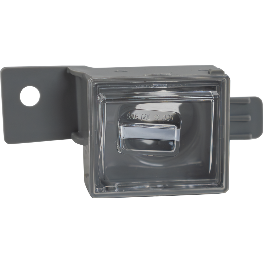 SIERRA/SILVERADO 1500 14-23/COLORADO 15-23 REAR LICENSE PLATE LAMP RH, Lens and Housing - CAPA