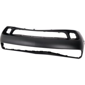 CHALLENGER 15-22 FRONT BUMPER COVER, Primed, w/o Wide Body Option, Fog Lamp Holes, and Fender Flares, SRT Hellcat/SRT Hellcat Redeye/R/T Scat Pack Models