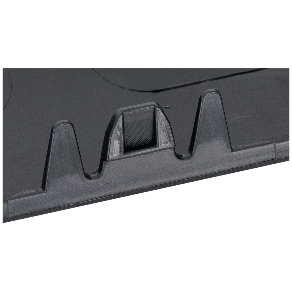 DURANGO 21-23 FRONT BUMPER MOLDING, Textured Black, w/o Parking Aid Sensor Holes