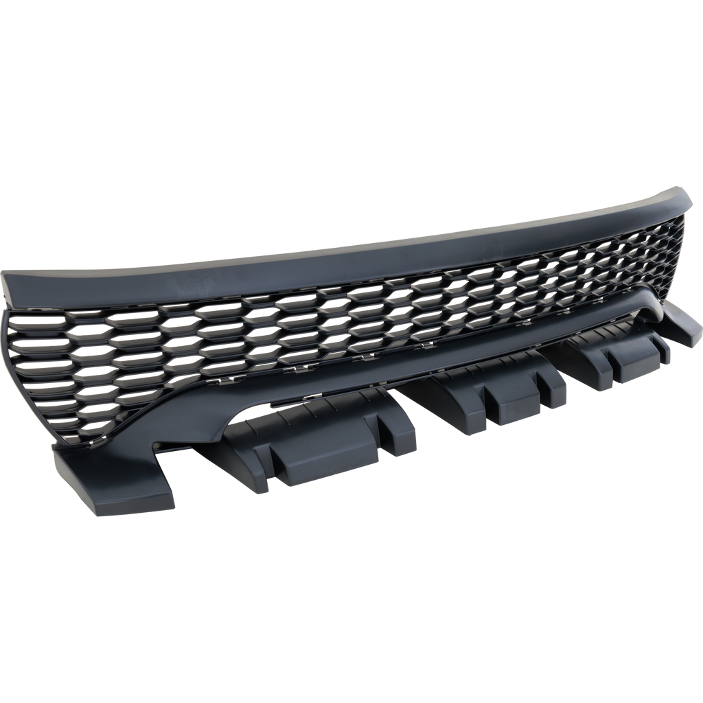 CHARGER 20-22 GRILLE, Textured Black Shell and Insert, w/ Hood Scoop, w/ Wide Body Option, w/o Air Ducts