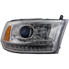 RAM FULL SIZE P/U 16-18 HEAD LAMP RH, Assembly, HID, w/ HID Kit, Projector Type, Chrome Interior, Includes 19-22 Ram 1500 Classic - CAPA