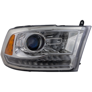 RAM FULL SIZE P/U 16-18 HEAD LAMP RH, Assembly, HID, w/ HID Kit, Projector Type, Chrome Interior, Includes 19-22 Ram 1500 Classic - CAPA