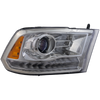 RAM FULL SIZE P/U 16-18 HEAD LAMP RH, Assembly, HID, w/ HID Kit, Projector Type, Chrome Interior, Includes 19-22 Ram 1500 Classic - CAPA