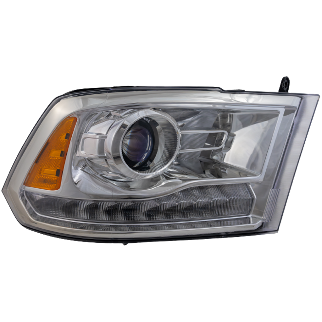 RAM FULL SIZE P/U 16-18 HEAD LAMP RH, Assembly, HID, w/ HID Kit, Projector Type, Chrome Interior, Includes 19-22 Ram 1500 Classic - CAPA