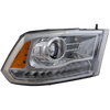 RAM FULL SIZE P/U 16-18 HEAD LAMP RH, Assembly, HID, w/ HID Kit, Projector Type, Chrome Interior, Includes 19-22 Ram 1500 Classic - CAPA