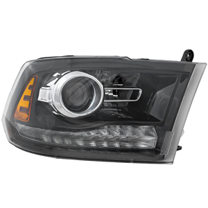 RAM FULL SIZE P/U 16-18 HEAD LAMP RH, Assembly, HID, w/ HID Kit, Projector Type, Black Interior, Includes 19-22 Ram 1500 Classic - CAPA