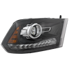 RAM FULL SIZE P/U 16-18 HEAD LAMP RH, Assembly, HID, w/ HID Kit, Projector Type, Black Interior, Includes 19-22 Ram 1500 Classic - CAPA