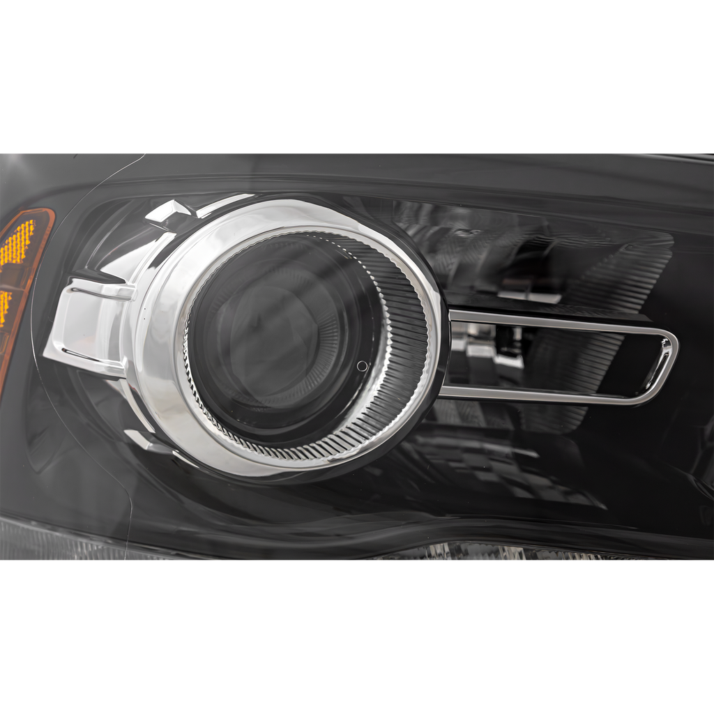 RAM FULL SIZE P/U 16-18 HEAD LAMP RH, Assembly, HID, w/ HID Kit, Projector Type, Black Interior, Includes 19-22 Ram 1500 Classic - CAPA