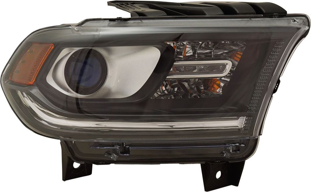 DURANGO 16-20 HEAD LAMP RH, Assembly, Halogen, SXT Model, Black Interior, w/o Daytime Running Light - CAPA