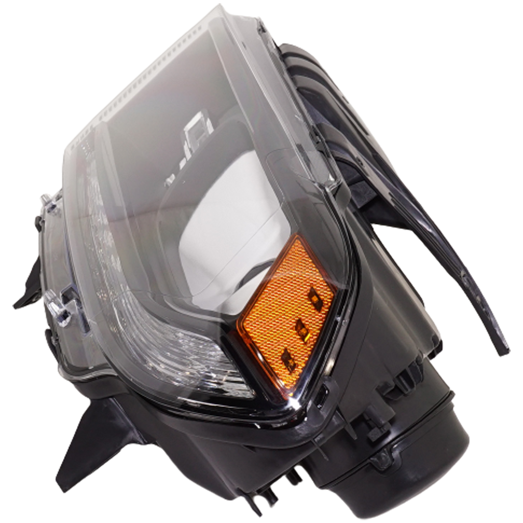 DURANGO 16-20 HEAD LAMP LH, Assembly, Halogen, SXT Model, Black Interior, w/ Daytime Running Light - CAPA