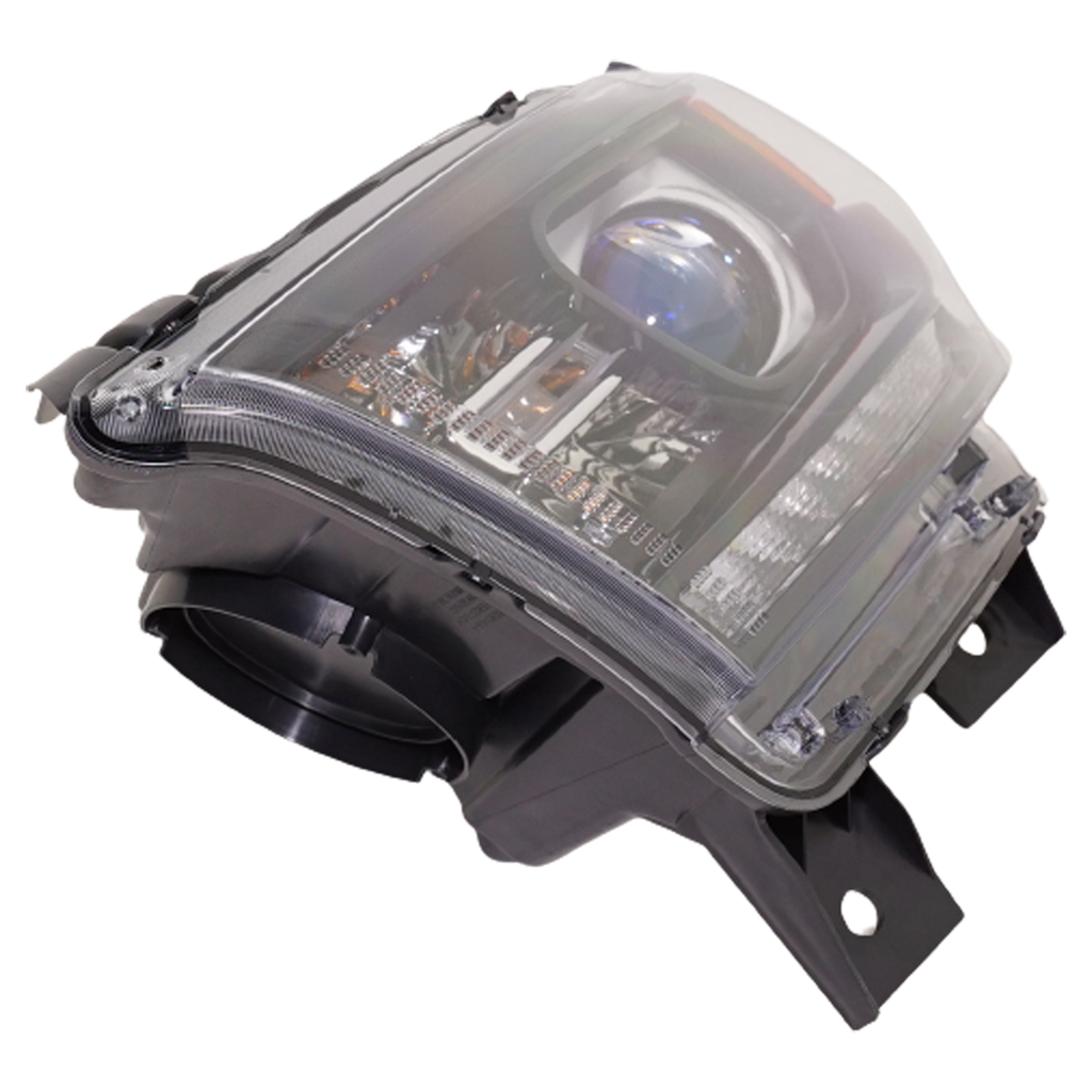 DURANGO 16-20 HEAD LAMP LH, Assembly, Halogen, SXT Model, Black Interior, w/ Daytime Running Light - CAPA