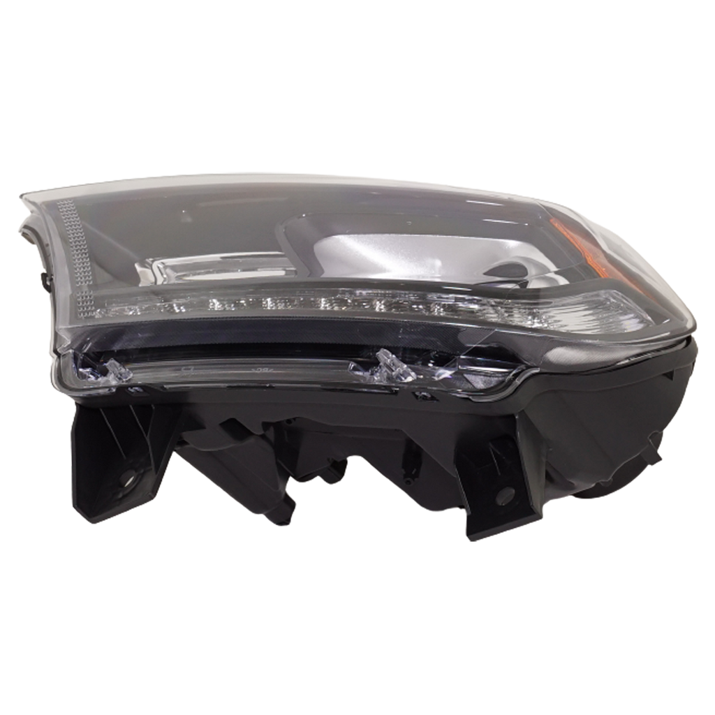 DURANGO 16-20 HEAD LAMP LH, Assembly, Halogen, SXT Model, Black Interior, w/ Daytime Running Light - CAPA
