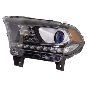 DURANGO 16-20 HEAD LAMP LH, Assembly, Halogen, SXT Model, Black Interior, w/ Daytime Running Light