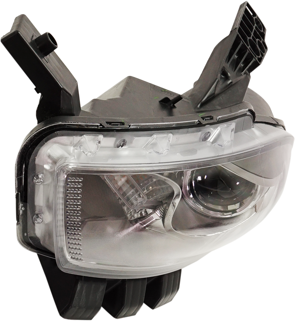 DART 13-16 HEAD LAMP LH, Assembly, HID, w/ HID Kit, Chrome Interior