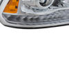 RAM FULL SIZE P/U 09-12 PROJECTOR HEAD LAMP RH AND LH, Assembly, Halogen, Chrome Interior, w/ Quad Lamps, Code LME