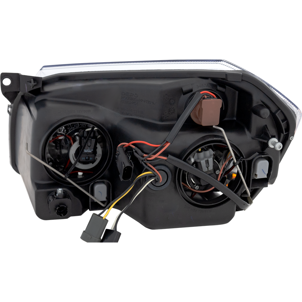 MAGNUM 05-07 HEAD LAMP RH AND LH, Assembly, Chrome, w/o LED, Projector Type, 2-Piece