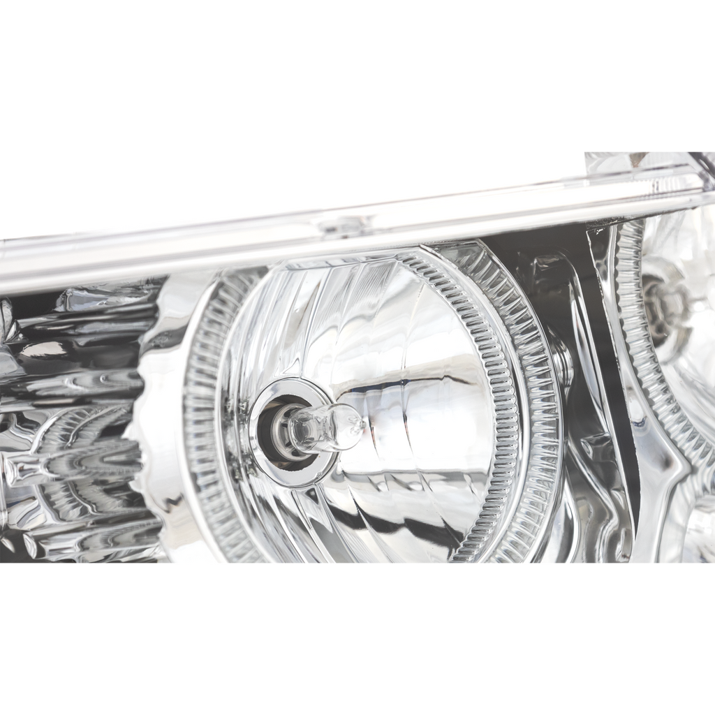 MAGNUM 05-07 HEAD LAMP RH AND LH, Assembly, Chrome, w/o LED, Projector Type, 2-Piece