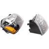 MAGNUM 05-07 HEAD LAMP RH AND LH, Assembly, Black, Halogen, w/o LED, Projector Type, 2-Piece