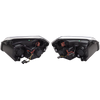 MAGNUM 05-07 HEAD LAMP RH AND LH, Assembly, Black, Halogen, w/o LED, Projector Type, 2-Piece