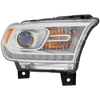 DURANGO 16-20 HEAD LAMP RH, Assembly, Halogen, Chrome Interior, w/ Daytime Running Light - CAPA