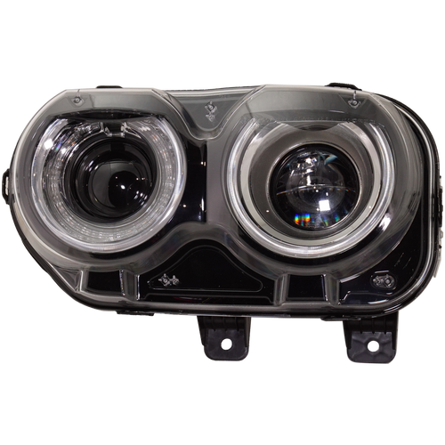 CHALLENGER 15-22 HEAD LAMP LH, Assembly, HID, w/ HID Kit, w/o Air Ducts - CAPA