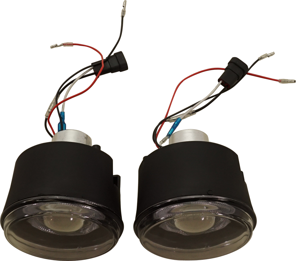 GRAND CHEROKEE 04-10 FRONT FOG LAMP RH AND LH, Assembly, Halo Projector Type, Clear Lens