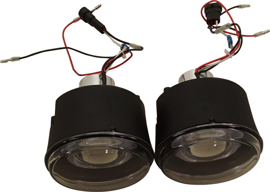 GRAND CHEROKEE 04-10 FRONT FOG LAMP RH AND LH, Assembly, Halo Projector Type, Clear Lens