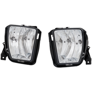 RAM 13-17 FOG LAMP RH AND LH, Assembly, Halogen, Clear Lens