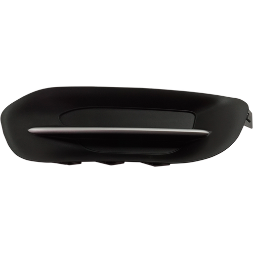 DART 15-16 FOG LAMP COVER RH, Fog Lamp Opening, Textured Black, w/ Painted Silver Trim