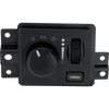 DAKOTA 05-10 /RAM FULL SIZE PICKUP 06-09 HEAD LAMP SWITCH, 3 Switch Positions, w/o Fog Lights, Auto Headlights