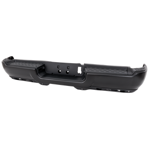 RAM 2500/3500 19-22 STEP BUMPER, FACE BAR AND PAD, w/ Pad Provision, w/ Mounting Bracket, Black, Laramie Longhorn/Limited/Tradesman/Big Horn/Laramie/Lone Star Models, w/ Park Assist Sensor Holes, Fog