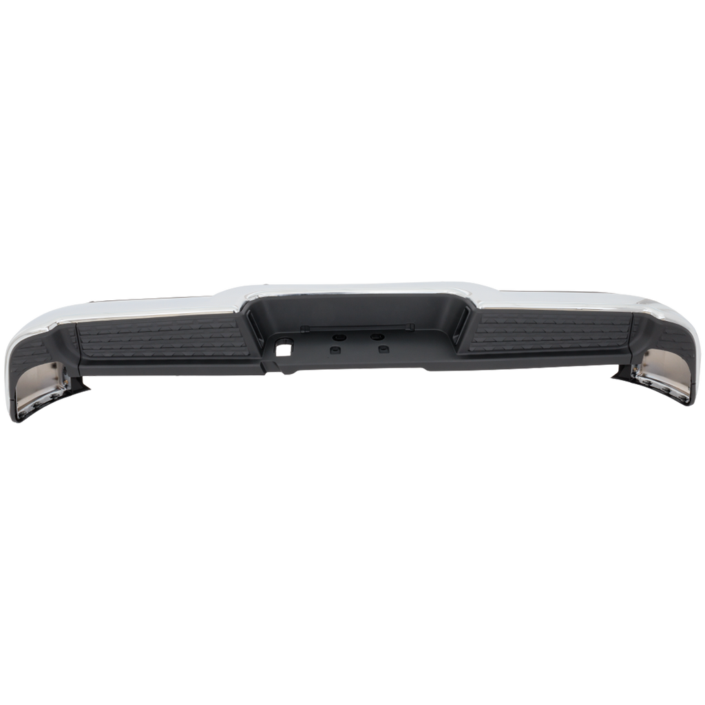 RAM 2500/3500 19-22 STEP BUMPER, FACE BAR ONLY, w/o Pad and Pad Provision, w/o Mounting Bracket, Assembly, Chrome, w/ Park Assist Sensor Holes, w/o Fog Light Holes, Single Rear Wheels