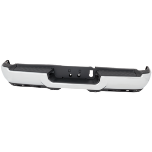 RAM 2500/3500 19-22 STEP BUMPER, FACE BAR ONLY, w/o Pad and Pad Provision, w/o Mounting Bracket, Assembly, Chrome, w/ Park Assist Sensor Holes, w/ Fog Light Holes, Single Rear Wheels