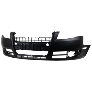 A4/A4 QUATTRO 05-09 FRONT BUMPER COVER, Primed, w/o Sport Pkg, w/o Headlight Washer Holes - CAPA