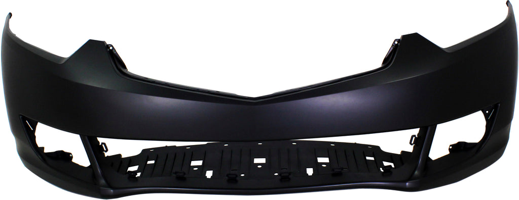 TSX 09-10 FRONT BUMPER COVER, Primed, w/o Headlight Washer and Parking Aid Snsr Holes, Sedan - CAPA